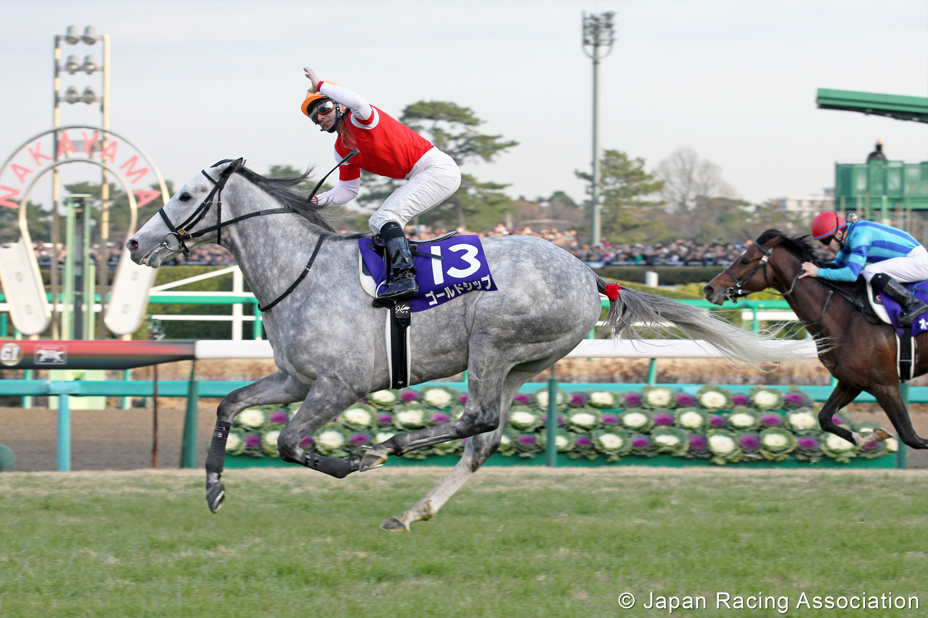 ゴールドシップが有馬記念(GI)を制覇 © JRA