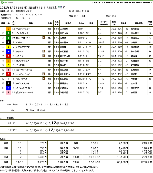 ギルデッドミラー（オルフェーヴル産駒）が初めてのダート戦を鮮やかに制して久しぶりの勝ち星