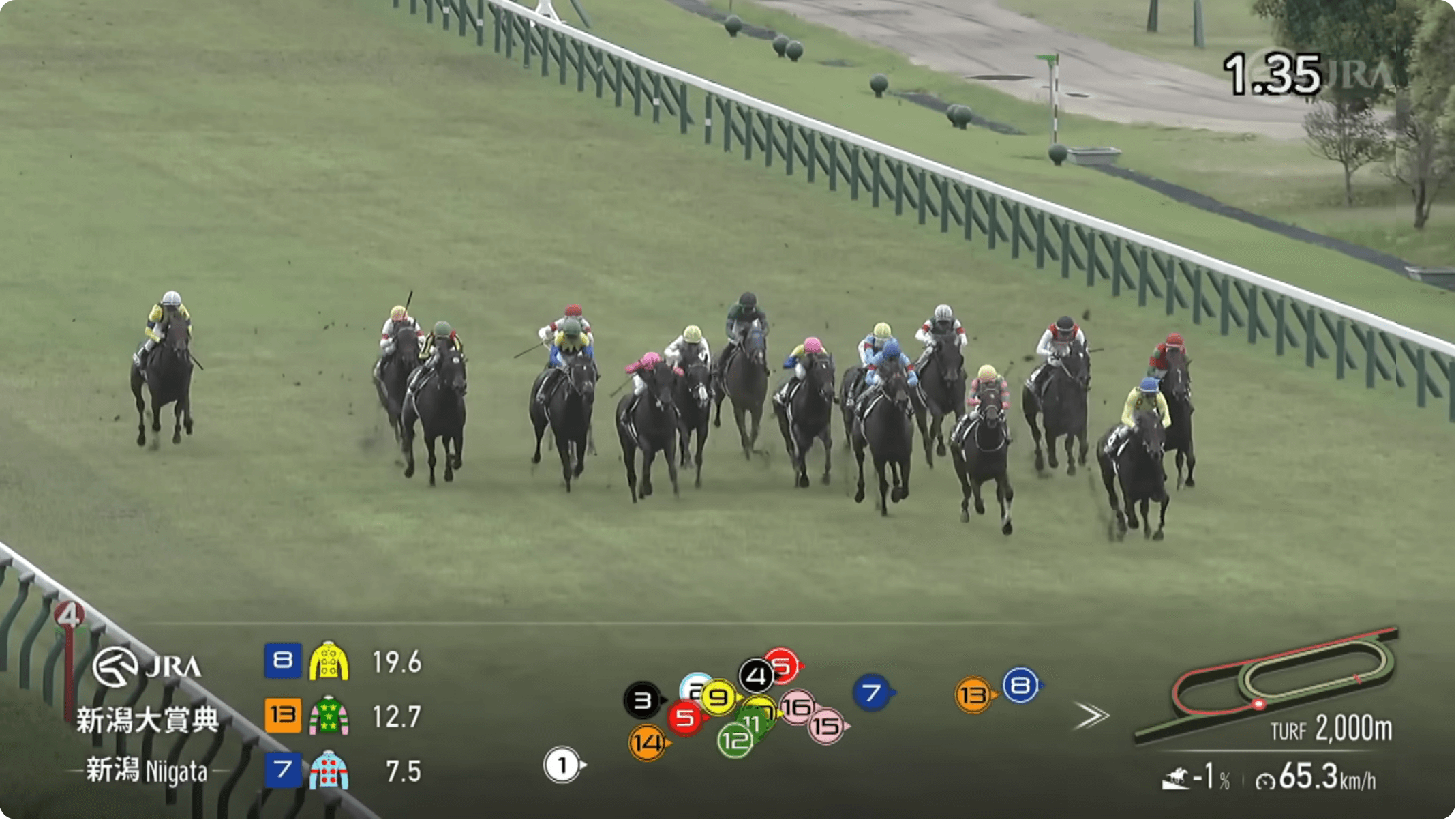 マイネルメモリーがインから一発狙うも（新潟大賞典結果）
