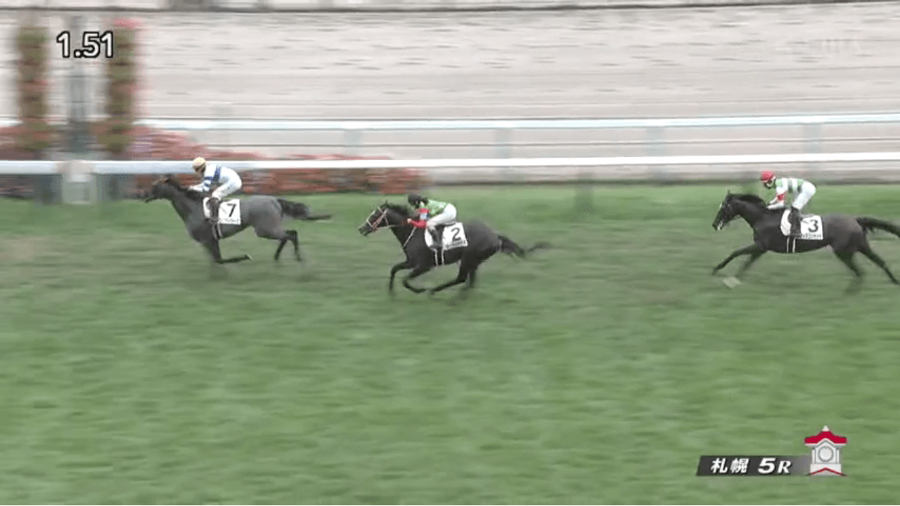 エリプティクカーブが新馬戦を制し、母のメジロマリアンは初子から8世代連続の産駒中央勝利