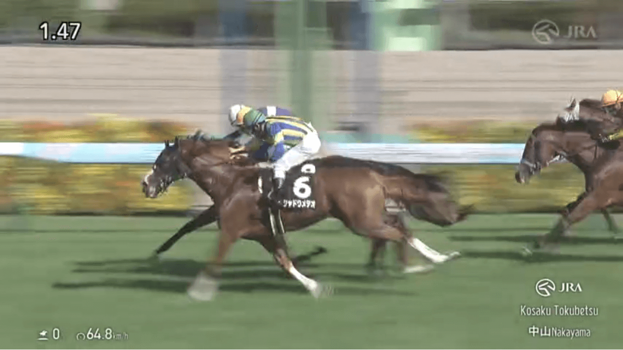 シャドウメテオ（オルフェーヴル産駒）が大接戦制して連勝で2勝目
