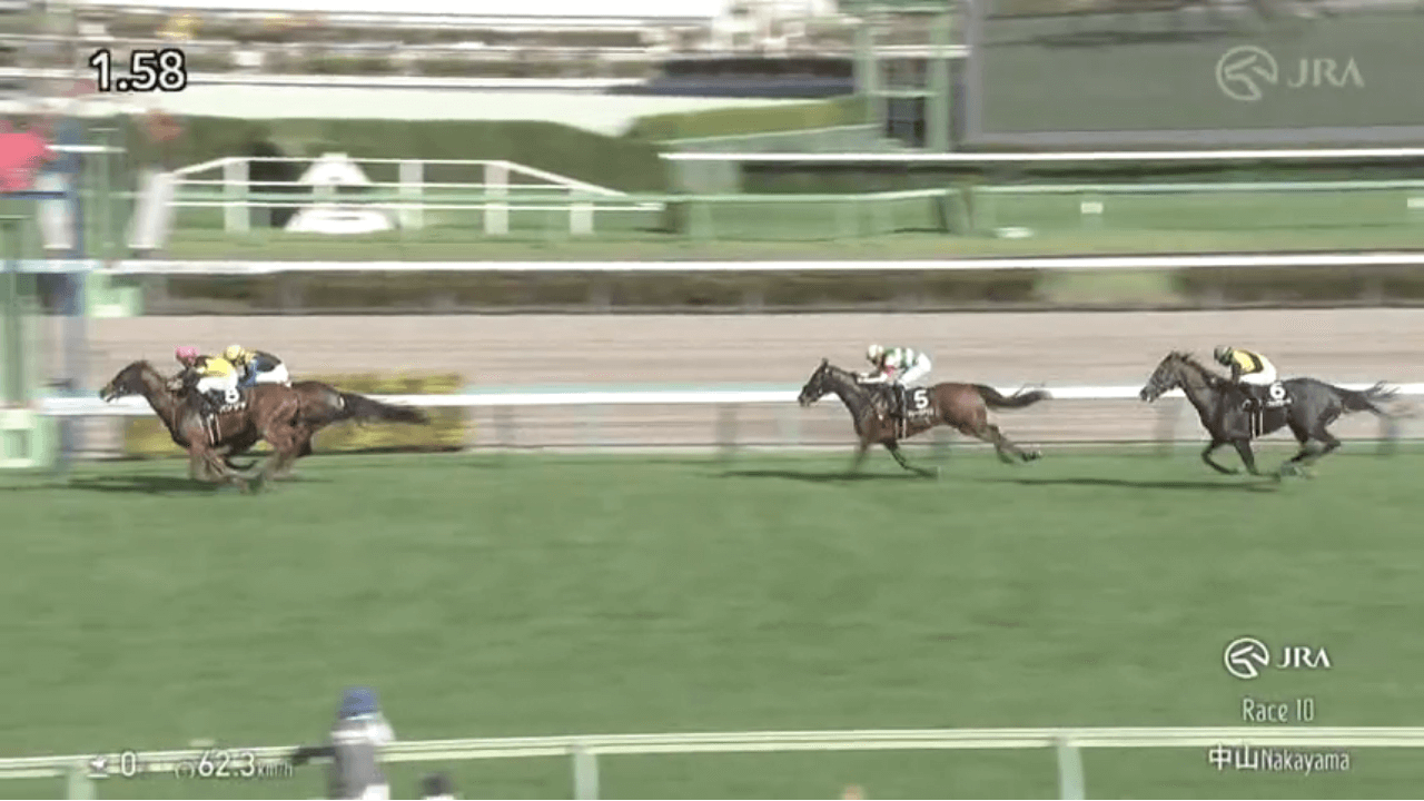 パンジャ（ゴールドシップ産駒）が直線の競り合い制して3勝目