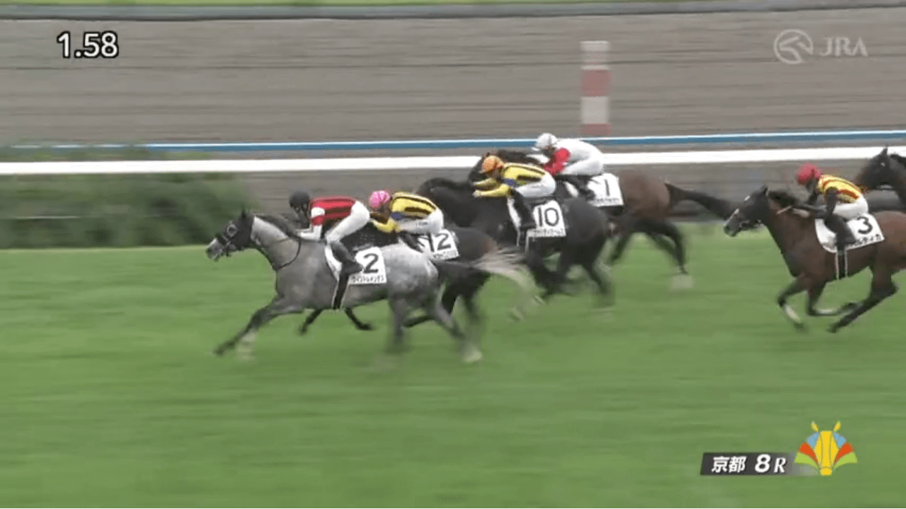 ウイントレメンデス（ゴールドシップ産駒）が外から綺麗に差し切って連勝で3勝目