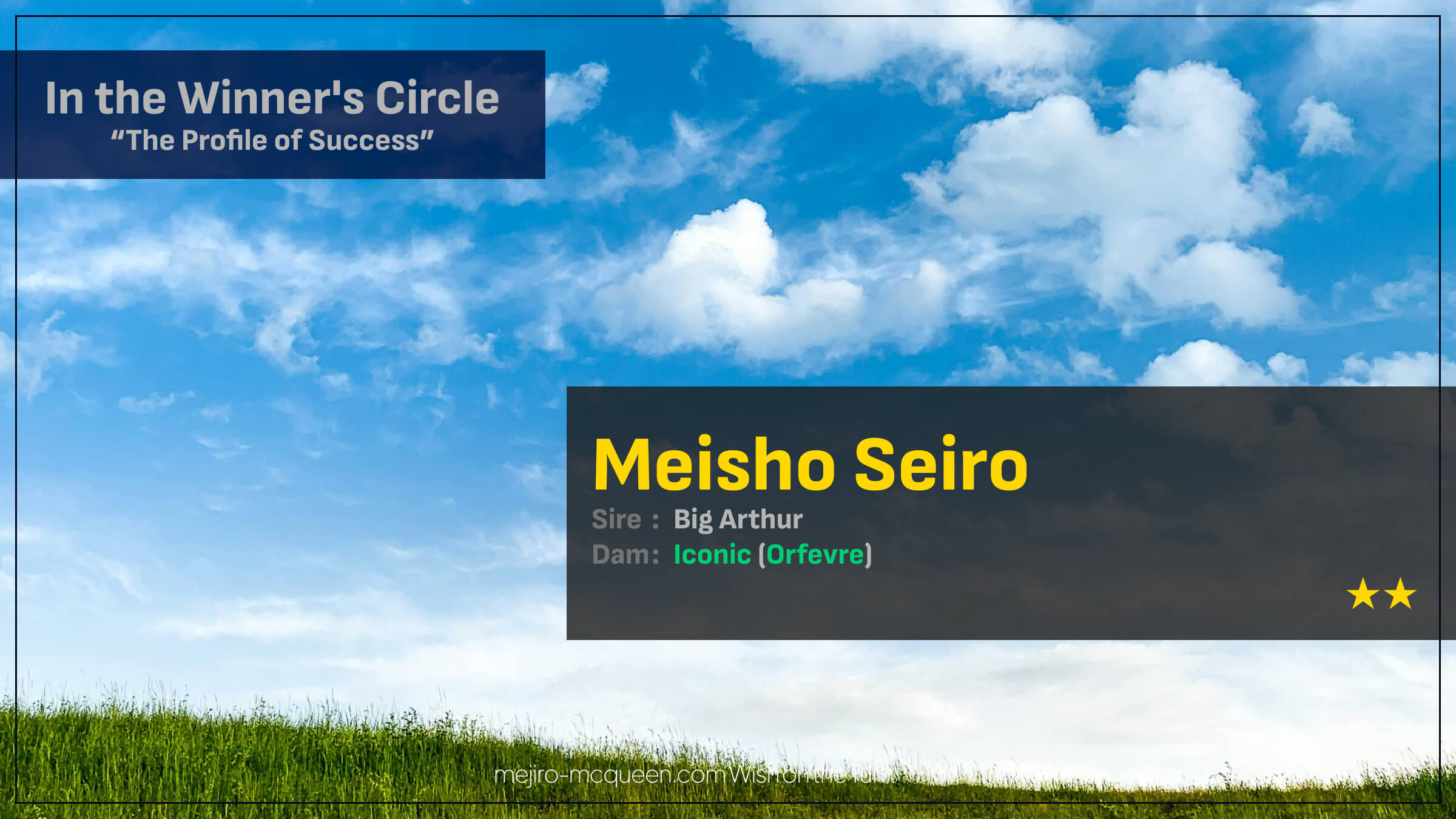 メイショウセイロウ（母アイコニック　母の父オルフェーヴル）がゴール前差し切り連勝で2勝目