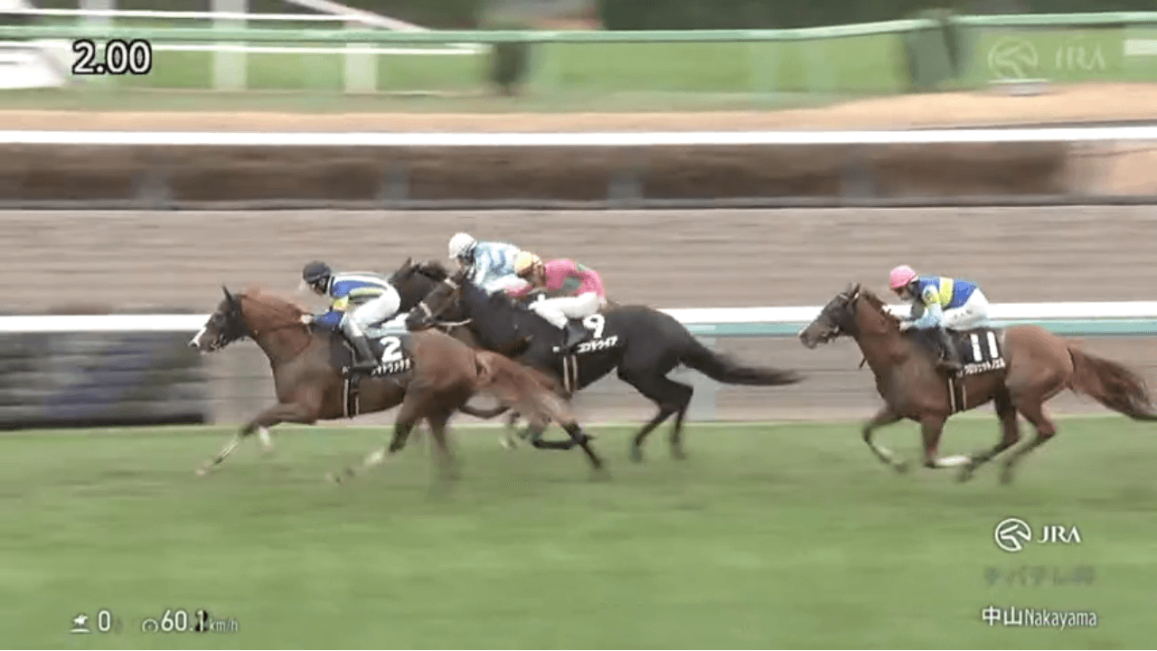 シャドウメテオ（オルフェーヴル産駒）がゴール前綺麗に差し切り3連勝