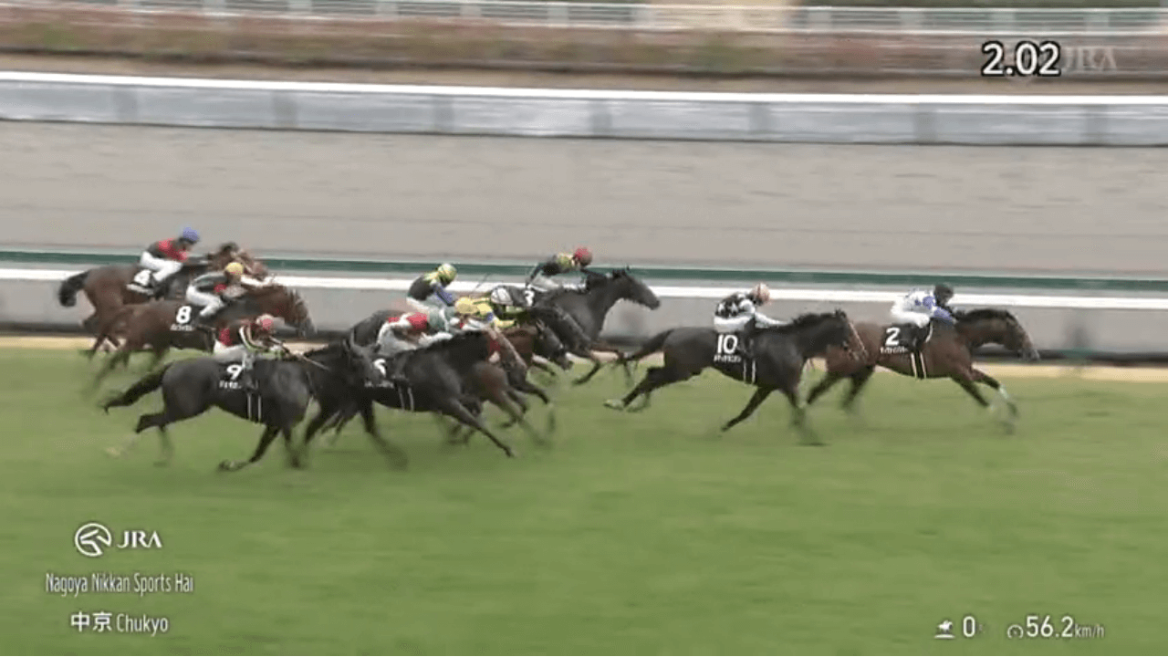 ディヴァインスター（母メジロマリアン　母母父メジロマックイーン）が早め先頭から押し切って連勝で3勝目