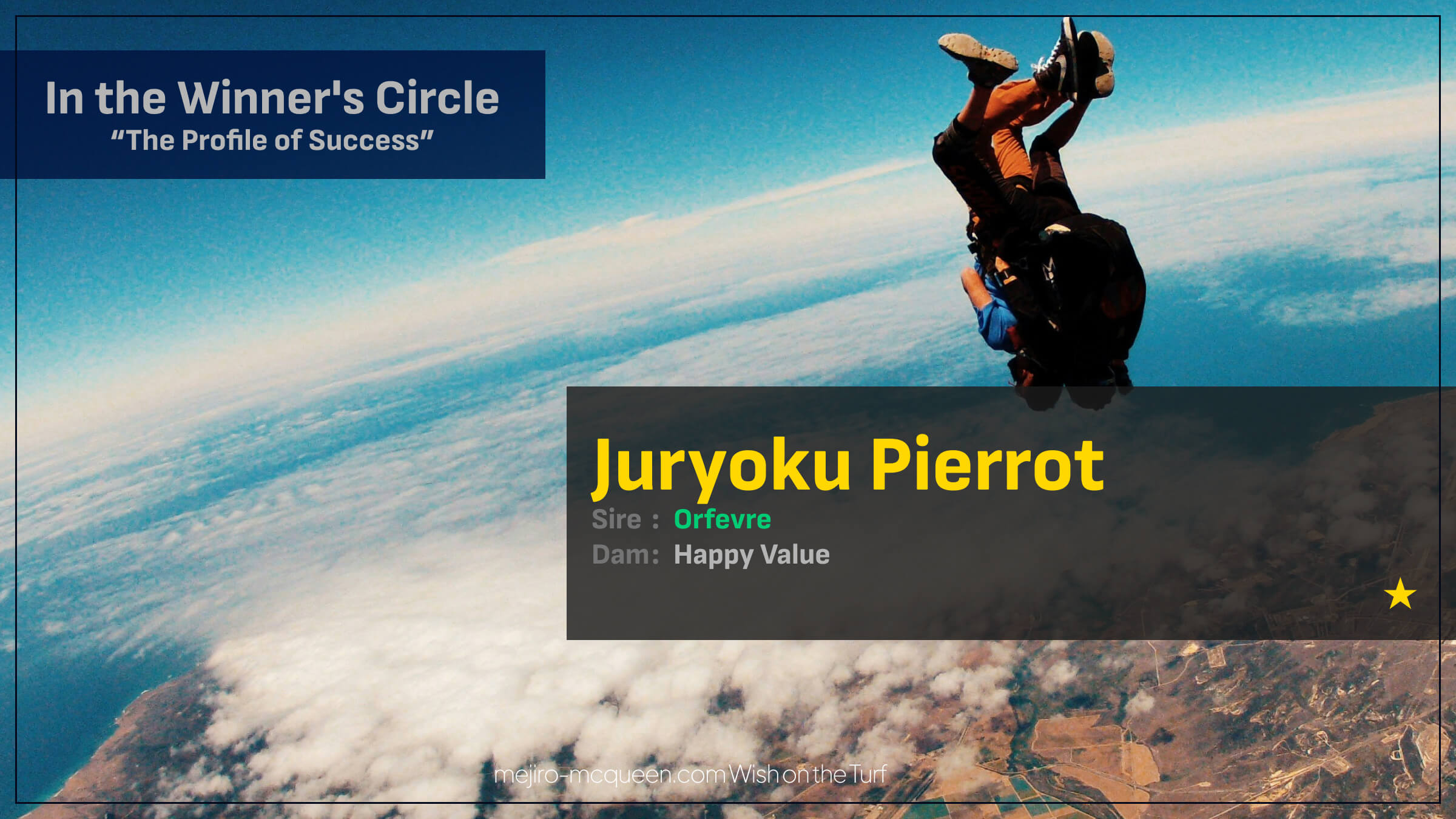 2026年最初の勝利はオルフェーヴル産駒のジュウリョクピエロ