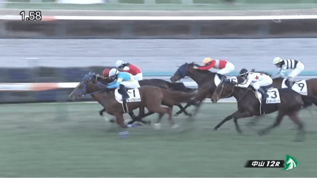 オルフェーヴル・ブラッド3頭による大接戦は、直子のキャピタルリッチに軍配