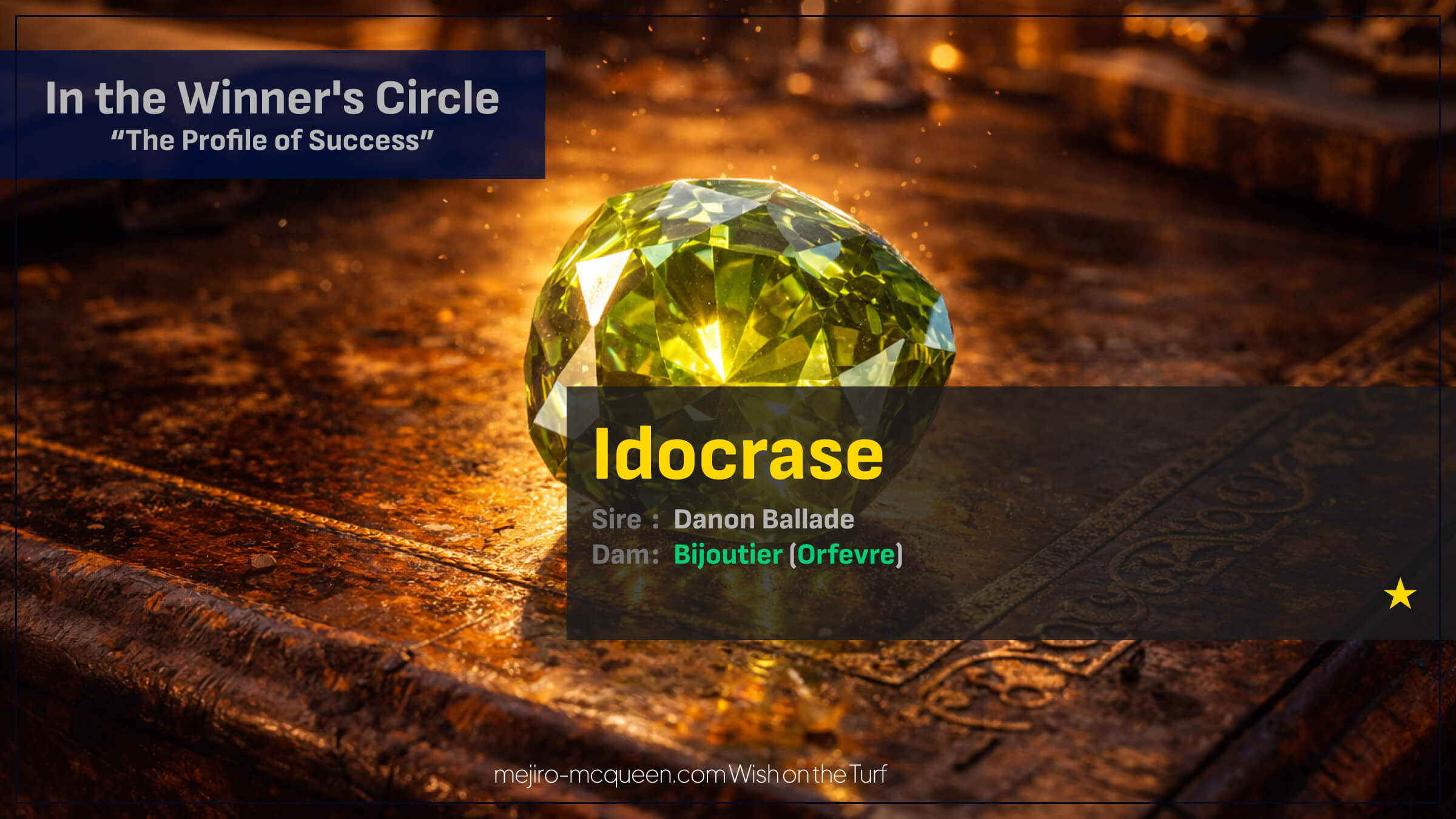 アイドクレース（母ビジュティエ　母の父オルフェーヴル）がゴール前の競り合い制して初勝利