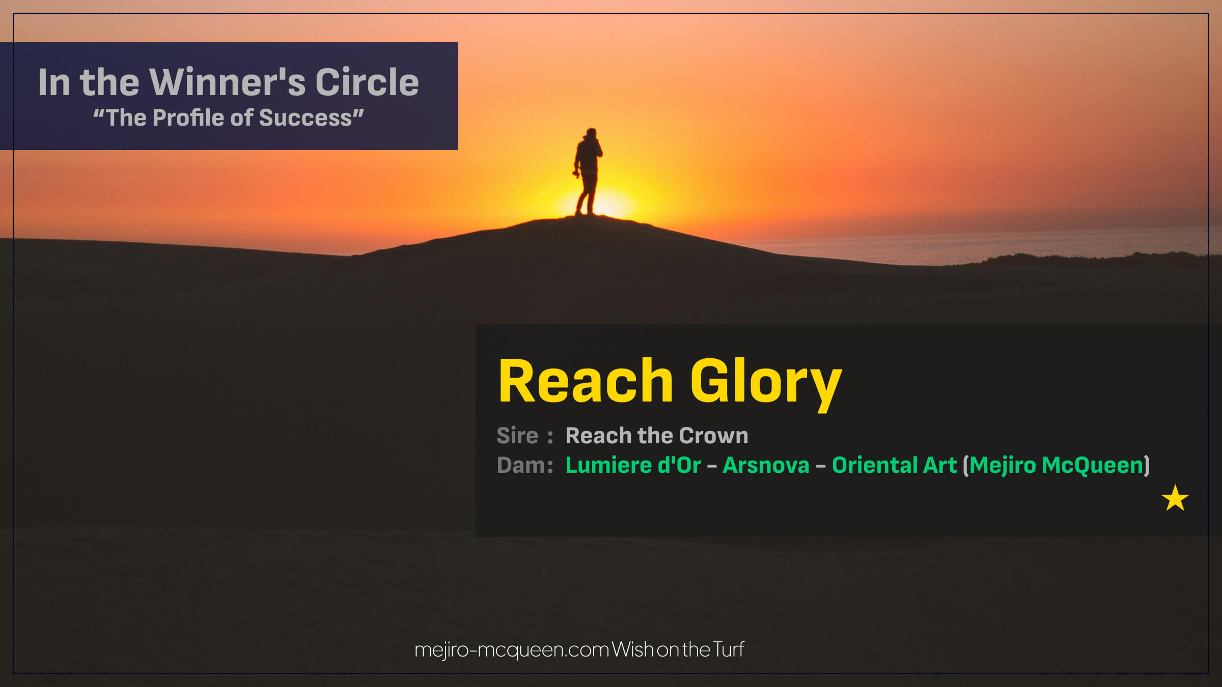 リーチグローリー（母リュミエールドール　母母母父メジロマックイーン）が4角先頭から直線独走で初勝利