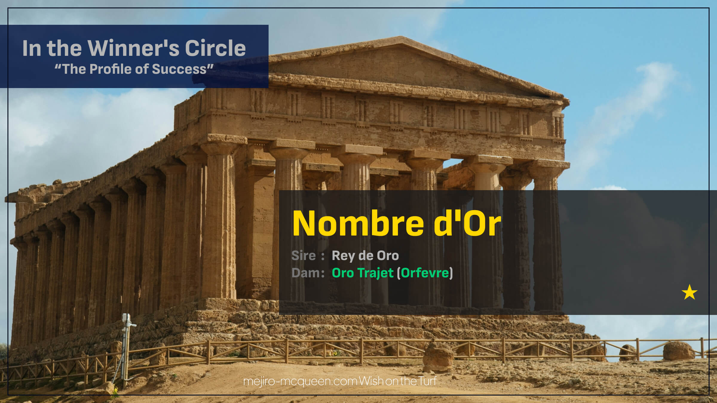 ノンブルドール（母オーロトラジェ　母の父オルフェーヴル）が直線抜け出し初勝利