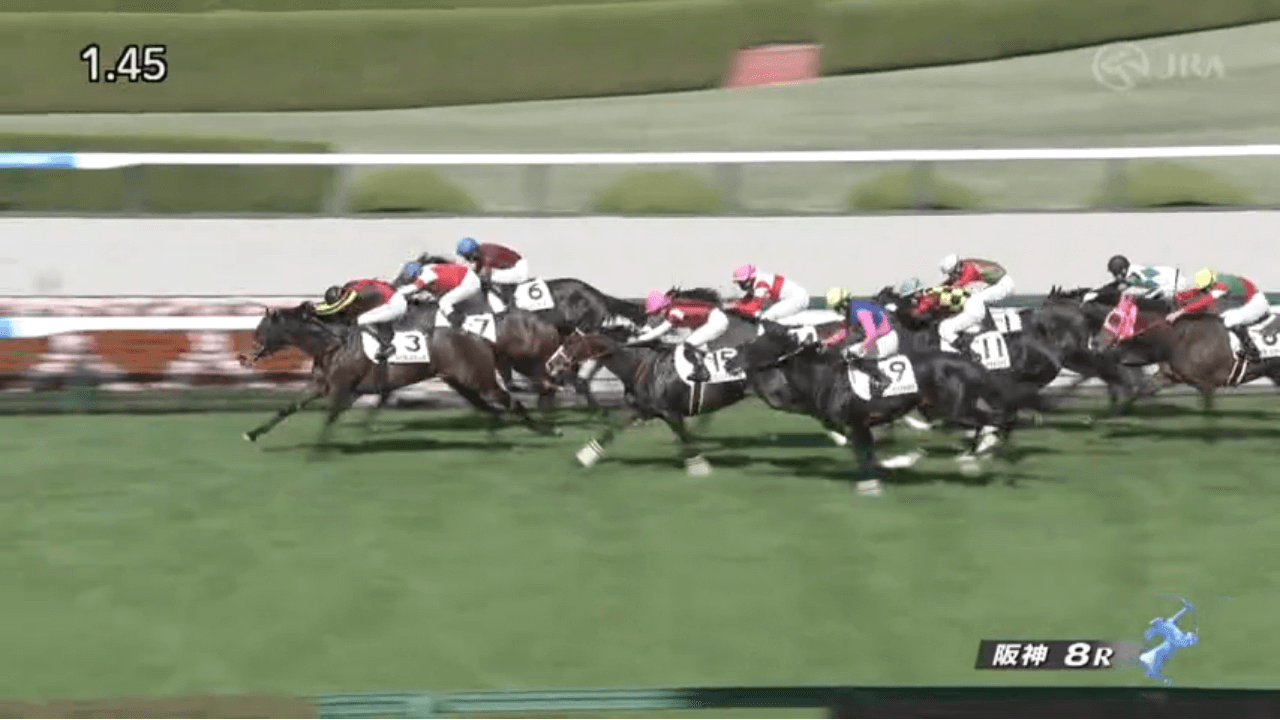 レベルスルール（母ロックディスタウン　母の父オルフェーヴル）がゴール前抜け出し2勝目