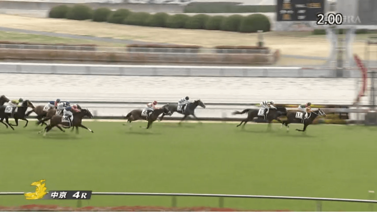 ロザーンジュ(母ハーズシャドウ 母の父オルフェーヴル)がゴール前差し切って初勝利