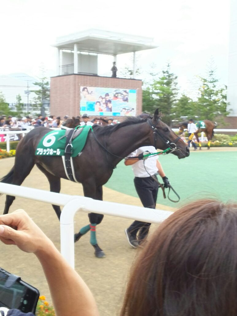 ブラックホールが札幌2歳S(GIII)を制覇。ゴールドシップ産駒はサトノゴールドとのワンツーフィニッシュで重賞初制覇 © maki さん