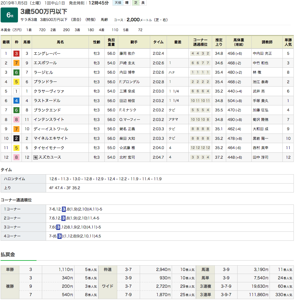 エングレーバー（オルフェーヴル産駒）がデビューから無傷の2連勝