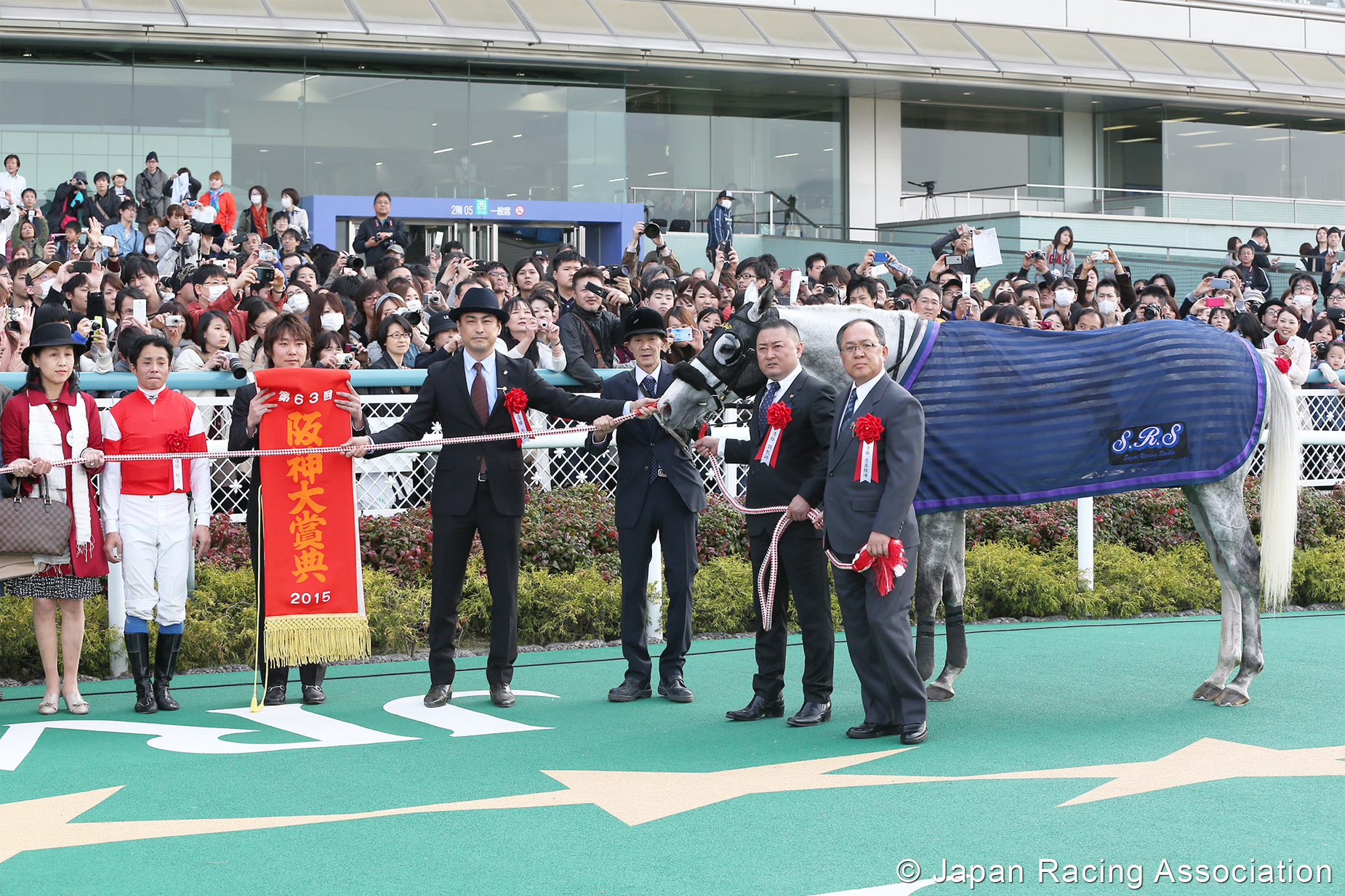 フーラブライドも健闘した阪神大賞典でゴールドシップが3連覇 © JRA